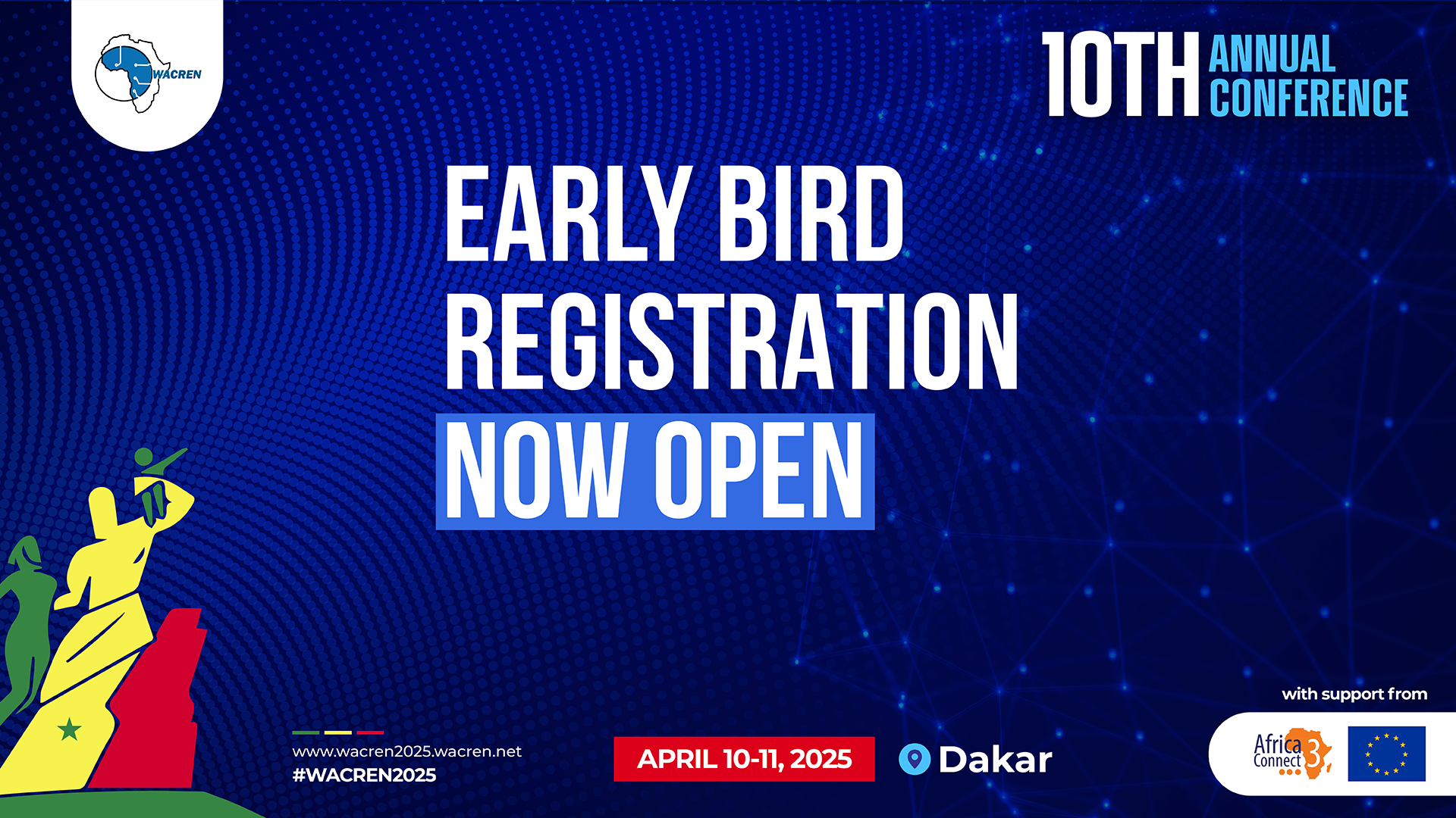 WACREN Conference 2025: Early Bird Registration Now Open! | AfricaConnect3